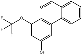 [1,1'-Biphenyl]-2-carboxaldehyde, 3'-hydroxy-5'-(trifluoromethoxy)-