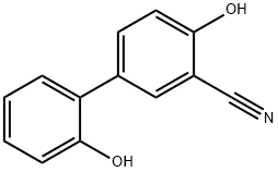 2-Cyano-4-(2-hydroxyphenyl)phenol 结构式