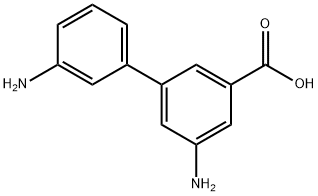 3-氨基-5-(3-氨基苯基)苯甲酸 结构式