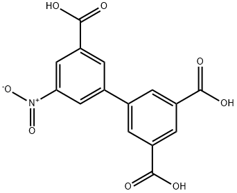 5'-硝基-3,3',5-联苯三甲酸 结构式