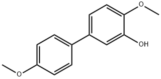 2-Methoxy-5-(4-methoxyphenyl)phenol 结构式