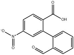 2-(2-Formylphenyl)-4-nitrobenzoic acid 结构式