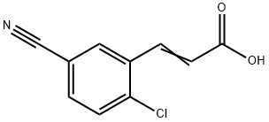 2-Propenoic acid, 3-(2-chloro-5-cyanophenyl)-