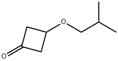 3-(2-甲基丙氧基)环丁酮 结构式