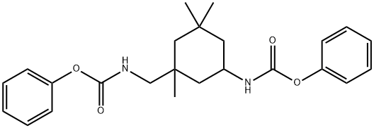 Carbamic acid, N-[[1,3,3-trimethyl-5-[(phenoxycarbonyl)amino]cyclohexyl]methyl]-, phenyl ester 结构式