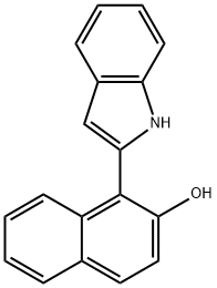 2-Naphthalenol, 1-(1H-indol-2-yl)- 结构式