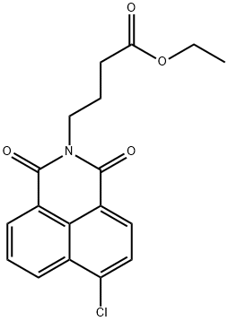 4-(4-氯萘酰亚氨基)丁酸乙酯 结构式