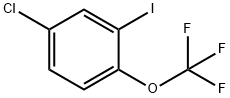 4-氯-2-碘-1-(三氟甲氧基)苯 结构式