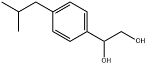 1-[4-(2-METHYLPROPYL)PHENYL]ETHANE-1,2-DIOL 结构式