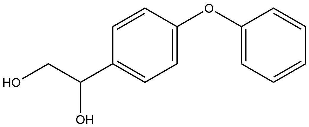 1-(4-Phenoxyphenyl)-1,2-ethanediol 结构式