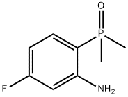 (2-氨基-4-氟苯基)二甲基氧化膦 结构式