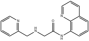 Acetamide, 2-[(2-pyridinylmethyl)amino]-N-8-quinolinyl- 结构式