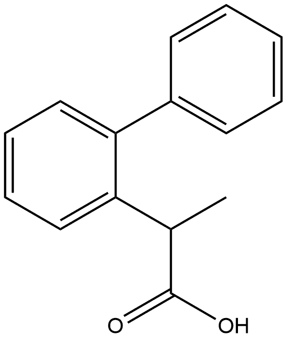 2-([1，1'-biphenyl]-2-yl)propanoic acid 结构式