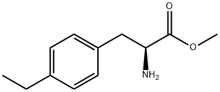 4-Ethylphenylalanine methyl ester 结构式