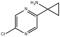 Cyclopropanamine, 1-(5-chloro-2-pyrazinyl)- 结构式