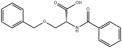 D-Serine, N-benzoyl-O-(phenylmethyl)- 结构式