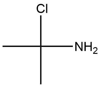 2-氯丙烷-2-胺 结构式