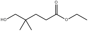 Pentanoic acid, 4-(hydroxymethyl)-4-methyl-, ethyl ester 结构式