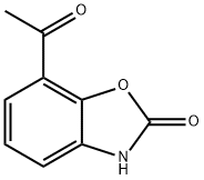 2(3H)-Benzoxazolone, 7-acetyl- 结构式