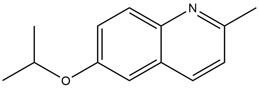 2-Methyl-6-(1-methylethoxy)quinoline 结构式