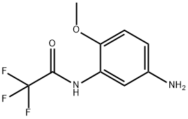 N-(5-amino-2-methoxyphenyl)-2,2,2-trifluoroaceta mide 结构式