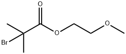 Propanoic acid, 2-bromo-2-methyl-, 2-methoxyethyl ester 结构式