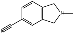 1H-Isoindole-5-carbonitrile, 2,3-dihydro-2-methyl- 结构式