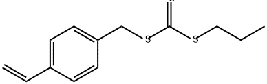 4-乙烯基苯基)甲丙酯甲酯 结构式