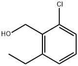 (2-氯-6-乙基苯基)甲醇 结构式