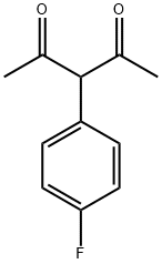 2,4-Pentanedione, 3-(4-fluorophenyl)- 结构式