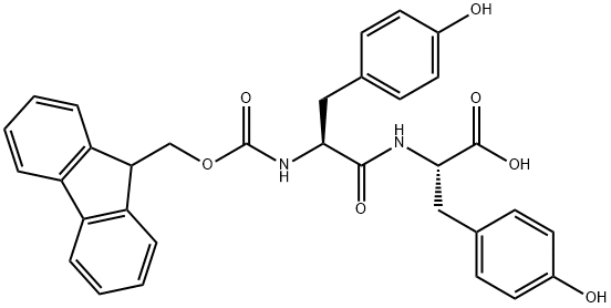 Fmoc-Tyr-Tyr-OH 结构式