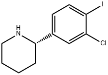 (2S)-2-(3-chloro-4-iodophenyl)piperidine 结构式