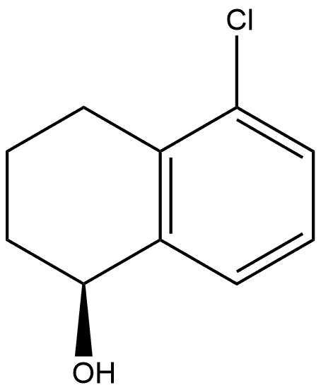 (S)-5-Chloro-1,2,3,4-tetrahydro-1-naphthalenol 结构式