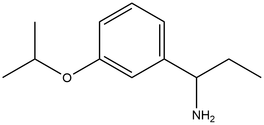 α-Ethyl-3-(1-methylethoxy)benzenemethanamine 结构式