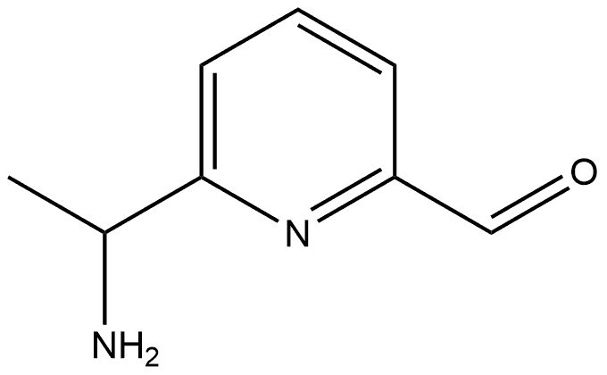 6-(1-氨基乙基)吡啶甲醛 结构式