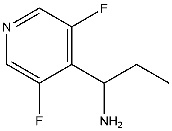 1-(3,5-Difluoropyridin-4-YL)propan-1-amine 2hcl 结构式