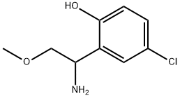 2-(1-amino-2-methoxyethyl)-4-chlorophenol