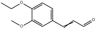 2-Propenal, 3-(4-ethoxy-3-methoxyphenyl)- 结构式