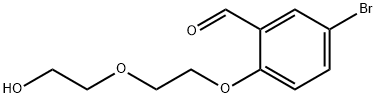 5-Bromo-2-[2-(2-hydroxyethoxy)ethoxy]benzaldehyde 结构式