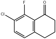 1(2H)-Naphthalenone, 7-chloro-8-fluoro-3,4-dihydro- 结构式