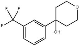 4-(3-(trifluoromethyl)phenyl)tetrahydro-2H-pyran-4-ol 结构式