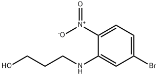 3-((5-bromo-2-nitrophenyl)amino)propan-1-ol 结构式