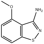 1,2-Benzisothiazol-3-amine, 4-methoxy- 结构式