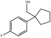 1-(4-氟苯基)环戊基甲醇 结构式