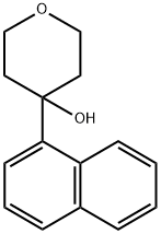 4-(naphthalen-1-yl)tetrahydro-2H-pyran-4-ol 结构式