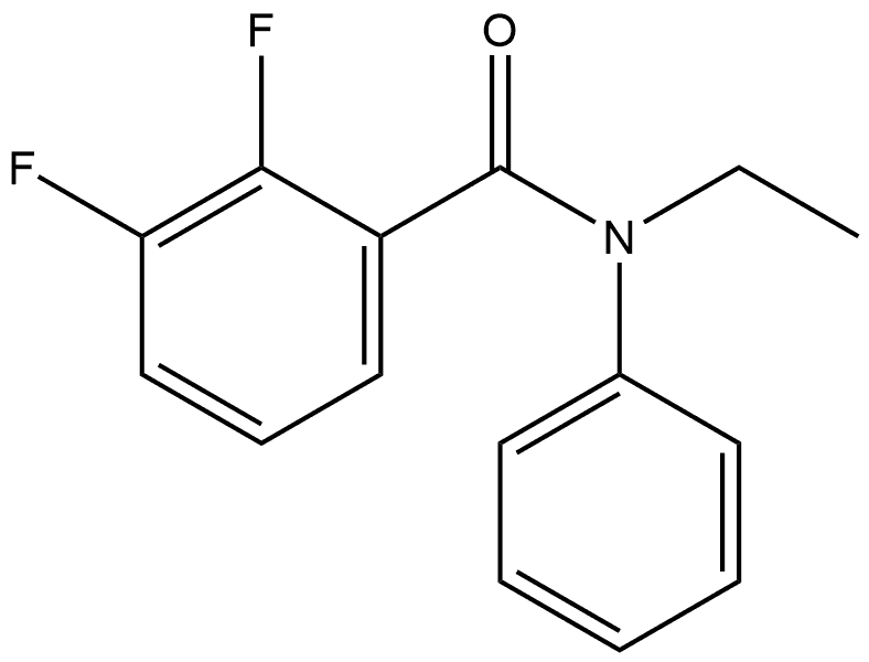 N-Ethyl-2,3-difluoro-N-phenylbenzamide 结构式