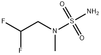 N-(2,2-二氟乙基)-N-甲基磺酰胺 结构式