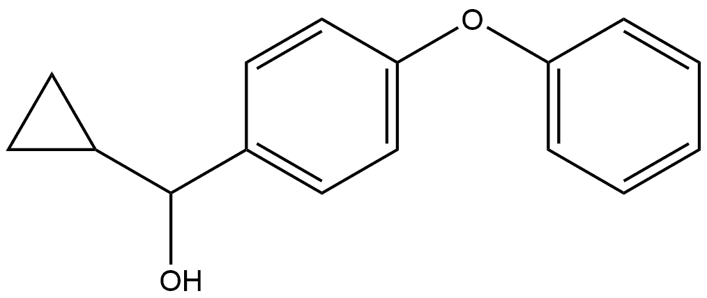 α-Cyclopropyl-4-phenoxybenzenemethanol 结构式