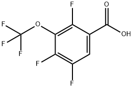 Benzoic acid, 2,4,5-trifluoro-3-(trifluoromethoxy)- 结构式