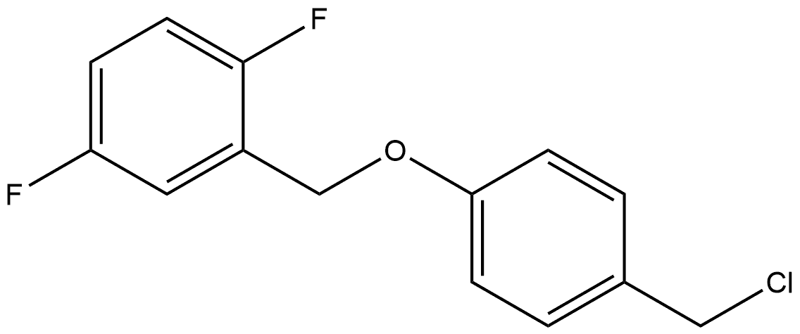 2-[[4-(Chloromethyl)phenoxy]methyl]-1,4-difluorobenzene 结构式